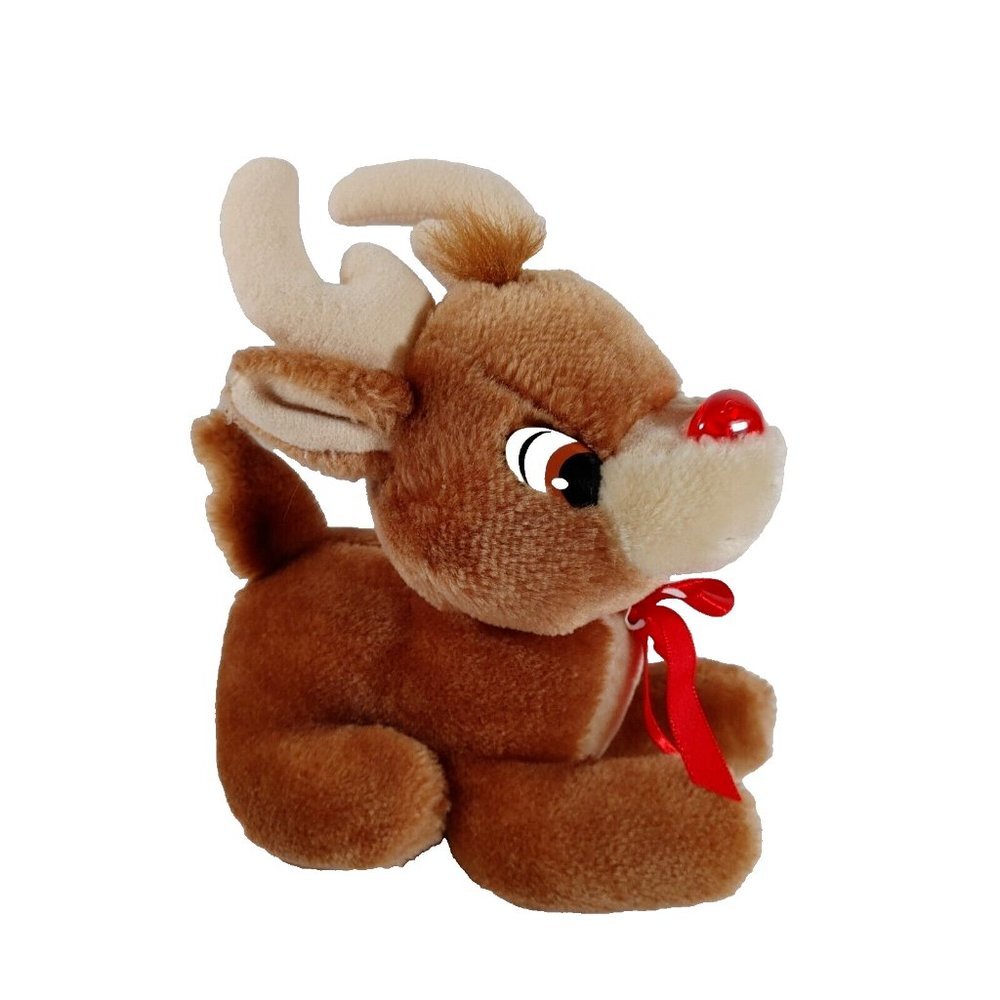Duracell Applause Rudolph the Red Nosed Reindeer Stuffed Plush 1992